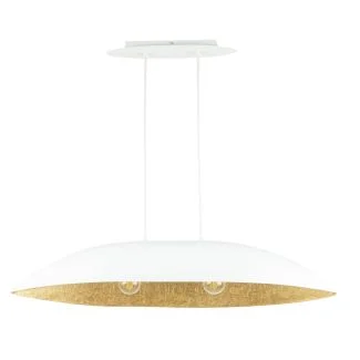 SIGMA 40637 lampa wisząca Gondola M biały/złoty