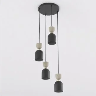 EMIBIG 1738/4PREM GAUDI 4PREM BLACK MOKKA Lampa wisząca