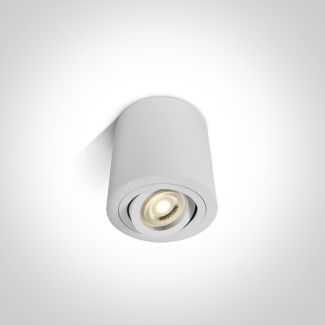 ONE LIGHT 12105AB/W Krokos biała oprawa sufitowa z oprawką GU10 MR16 10W