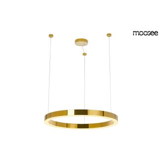 Moosee MSE010100170 MOOSEE lampa wisząca RING LUXURY 70 złota - LED, chromowane złoto
