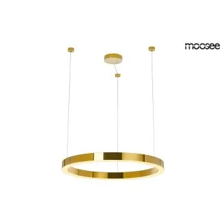 Moosee MSE010100170 MOOSEE lampa wisząca RING LUXURY 70 złota - LED, chromowane złoto
