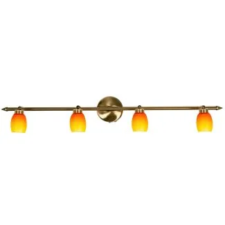 CANDELLUX 94-81080 LAMPA OLIVIA LISTWA 4X40W G9 PATYNA RAINBOW