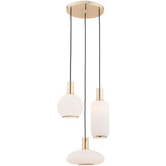 ARGON SAGUNTO 1489 lampa wisząca 3 pł. na okrągłej podsufitce