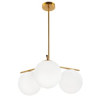 Step into Design ST-5026-3 BRASS Lampa wisząca VENUS-3 mosiądz 60 cm
