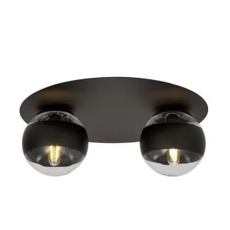 EMIBIG 1129/2 LAMPA SUFITOWA SOLAR 2 BLACK/STRIPE