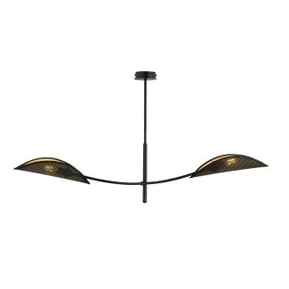 EMIBIG 1106/2 LAMPA SUFITOWA LOTUS 2 BLACK/GOLD