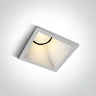 ONE LIGHT 50108A/W/W Koronida biały wpust COB LED 3000K 8W