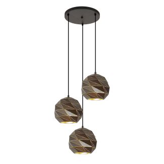 ITALUX Palermo PND-2424-3S-GR+GD
