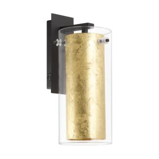 EGLO 97839 LAMPA PINTO GOLD OPRAWA ŚCIENNA WL/1 E27 SCHWARZ/KLAR-GOLD PINTO GOLD