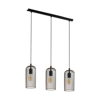 EGLO 49645 LAMPA ROCCAMENA OPRAWA WISZĄCA HL/3 E27 SCHWARZ/KUPFER ROCCAMENA