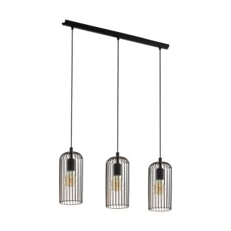 EGLO 49645 LAMPA ROCCAMENA OPRAWA WISZĄCA HL/3 E27 SCHWARZ/KUPFER ROCCAMENA