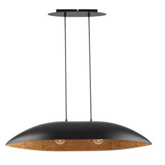 SIGMA 40635 lampa wisząca Gondola M czarny/miedziany
