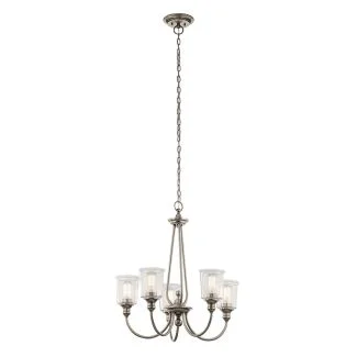 ELSTEAD Waverly KL-WAVERLY5-CLP 5 Light Chandelier - Classic Pewter