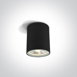 ONE LIGHT 67132C/B Stromi S czarny zewnętrzny cylinder sufitowy 75W PAR30 E27