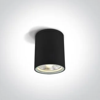 ONE LIGHT 67132C/B Stromi S czarny zewnętrzny cylinder sufitowy 75W PAR30 E27