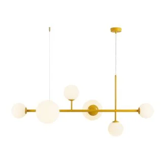 ALDEX 1092K14 LAMPA WISZĄCA DIONE 6 MUSTARD