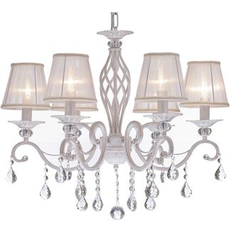 MAYTONI ARM247-06-G Elegant Grace Chandelier White with Gold