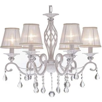 MAYTONI ARM247-06-G Elegant Grace Chandelier White with Gold
