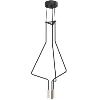 ANTIGO Lampa wisząca no. Vi 3 - Czarna (1154 mm) 5140