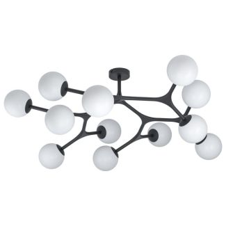 EGLO 39529 LAMPA MARAGALL OPRAWA SUFITOWA DL/12 G9 SCHWARZ/WEISS MARAGALL