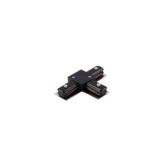 AZZARDO AZ4741 TRACK 1LINE T CONNECTOR BK TECHNICAL COMPONENT BLACK łącznik 1-fazowy