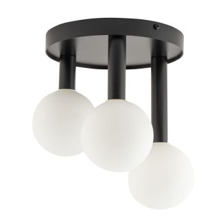 SIGMA 33484 Perla 3 plafon czarny,biały