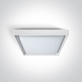 ONE LIGHT 67384A/W/W Pasio biały plafon LED 3000K 30W IP54