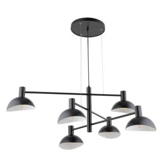 SIGMA 40531 ARTIS 6 lampa wisząca czarny