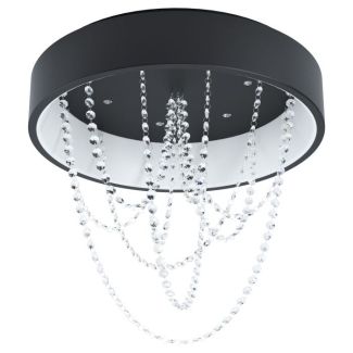 EGLO 39762 LAMPA BERLONA OPRAWA SUFITOWA LED-DL SCHWARZ M.KRISTALLKETTE BERLONA