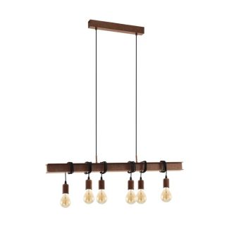 EGLO 49859 LAMPA TOWNSHEND 4 OPRAWA WISZĄCA HL/6 E27 BRAUN TOWNSHEND 4