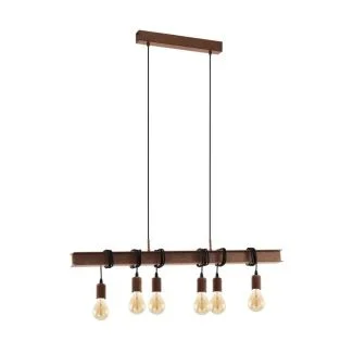EGLO 49859 LAMPA TOWNSHEND 4 OPRAWA WISZĄCA HL/6 E27 BRAUN TOWNSHEND 4