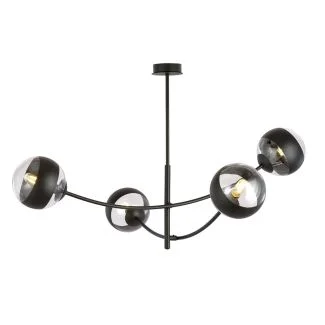 EMIBIG 1101/4 LAMPA SUFITOWA HUNTER 4 BLACK/STRIPE