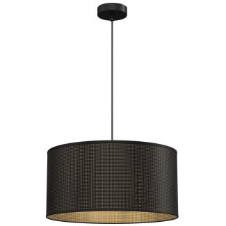 LUMINEX 5252 oprawa sufitowa Loft shade żyrandol czarny złoty