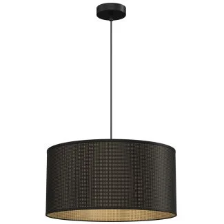 LUMINEX 5252 oprawa sufitowa Loft shade żyrandol czarny złoty
