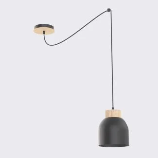 EMIBIG 1626/1 KRU 1 BLACK LAMPA WISZĄCA