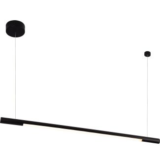 MAXLIGHT P0354D LAMPA WISZĄCA ORGANIC HORIZON 100CM CZARNA ŚCIEMNIALNA