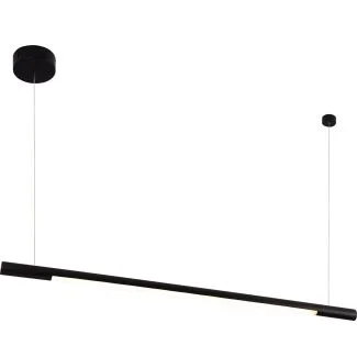MAXLIGHT P0354D LAMPA WISZĄCA ORGANIC HORIZON 100CM CZARNA ŚCIEMNIALNA