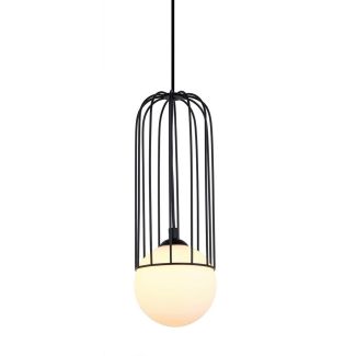 ITALUX Simon MDM-3938/1 BK lampa wisząca