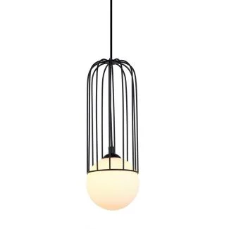 ITALUX Simon MDM-3938/1 BK lampa wisząca