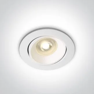 ONE LIGHT 11105UA/W Arta 2 biały wpust z oprawką GU10 MR16