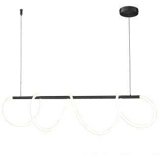 Step into design ST-9282P/L1black Lampa wisząca FANTASIA LED czarna 120 cm