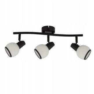 REALITY 817403-30 Loris lampa sufitowa 3 płomienna czarny mat