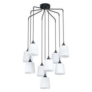 EGLO 39738 LAMPA BERNABETTA OPRAWA WISZĄCA HL/9 E27 SCHWARZ/WEISS BERNABETTA
