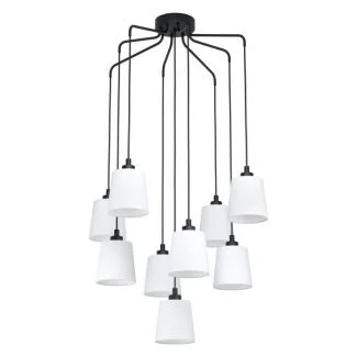 EGLO 39738 LAMPA BERNABETTA OPRAWA WISZĄCA HL/9 E27 SCHWARZ/WEISS BERNABETTA