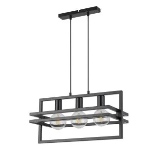 SIGMA 32394 MERCI 3 lampa wisząca czarna