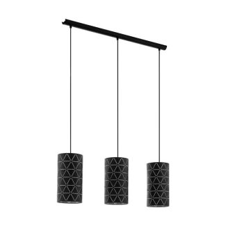 EGLO 98353 LAMPA RAMON OPRAWA WISZĄCA HL/3 E27 SCHWARZ M.CUT-OUT RAMON