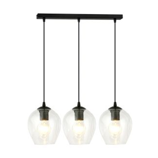 EMIBIG 679/3 LAMPA WISZĄCA ISTAR 3 BL TRANSPARENT