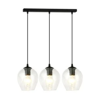 EMIBIG 679/3 LAMPA WISZĄCA ISTAR 3 BL TRANSPARENT