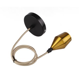 CANDELLUX 31-05519 ZAWIESIE METALOWE RL-LPP060B 1X60W E27 ZŁOTY