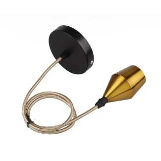 CANDELLUX 31-05519 ZAWIESIE METALOWE RL-LPP060B 1X60W E27 ZŁOTY